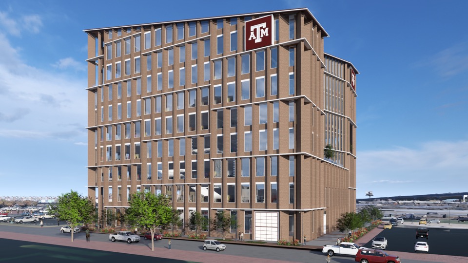 rendering of building at texas a&m fort worth
