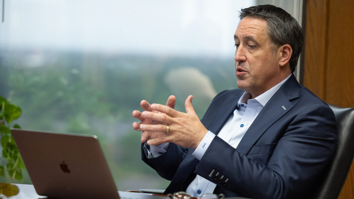 A photo of Texas A&M University System Chancellor Glenn Hegar.