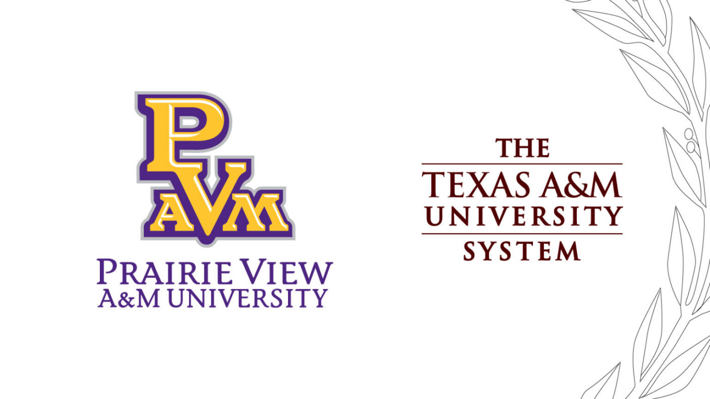 Both the prairie view a & m university and texas a & m system university logo