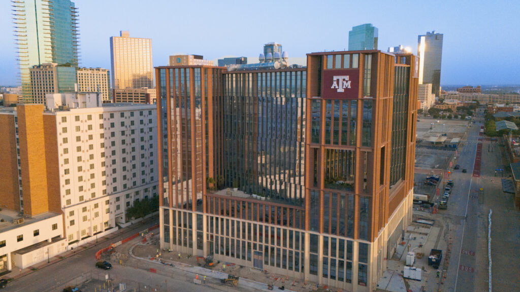 Aerial view of Texas A&M-Fort Worth
